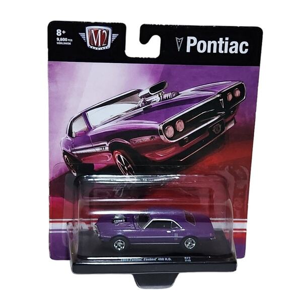 M2 Machines '68 Pontiac Firebird 400 H.O. With Rubber Tires Chrome Bumpers New - Picture 1 of 6